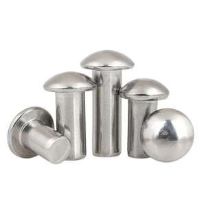 Usine de Offre Spéciale M3 M12 plaine en acier inoxydable aluminium laiton cuivre tête solide <span class=keywords><strong>Rivet</strong></span> broche personnalisé broche <span class=keywords><strong>Rivet</strong></span> DIN660 - Product Image 1