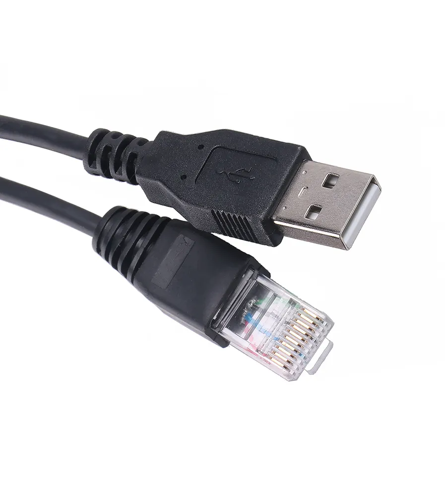 Kabel seri USB untuk APC UPS AP9827 Cable, kabel komunikasi UPS untuk Simple sigalling NAS kabel USB ke RJ50