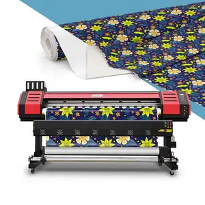 Mesin cetak tekstil Printer sublimasi kain Digital mudah dioperasikan multiwarna