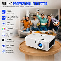 Projecteur laser Sharp XG-TK456ZA 1080P 6000 lumens Full HD portable pour cinéma maison