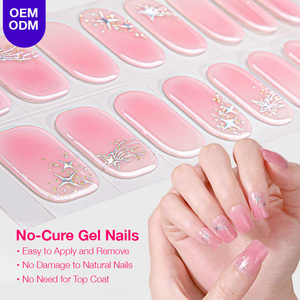 Kits de Uñas Postizas Profesionales de Lujo, Diseño 3D con Brillantina de Copos de Nieve para Navidad - Product Image 4