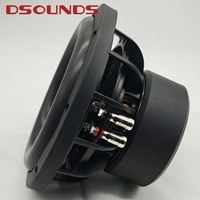 Haut-parleur de caisson de basses de 8 pouces pour système audio de voiture, double 4 OHM, haut-parleur de caisson de basses de voiture, double aimant et double bobine mobile de 2 pouces pour système audio de voiture