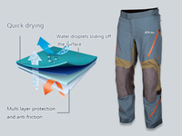 Pantalons d'équitation pour hommes, genouillères et hanches, combinaison à séchage rapide, pantalons d'extérieur coupe-vent pour la randonnée et la pêche