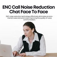 Écouteurs sans fil à réduction de bruit active de qualité supérieure 2024, écouteurs ANC ENC Bluetooth TWS, écouteurs intra-auriculaires étanches pour jeux