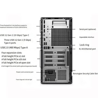 Ordinateur de bureau Dellr Pro Tower Plus QBT1250 neuf, Ultra 9-285, 8 Go/16 Go de RAM DDR5, 256/512 Go SSD+HDD, carte graphique RTX3060