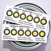 6-Spot Yellow Cobalt-Free and Halogen-Free Humidity Indicator Card for Electronic Component PCB Storage Desiccant OEM