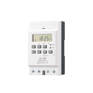 EAST KG316T-X 30A Interruptor Temporizador Digital Inteligente Programable, Controlador <span class=keywords><strong>de</strong></span> Tiempo Cíclico <span class=keywords><strong>de</strong></span> 7 Días, IP21, Alimentado por Batería, Universal AC/DC - Product Image 2