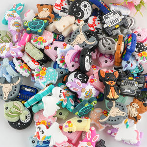 Kovict Đồ Chơi Mọc Răng Cho Bé Hình Dạng Dễ Thương Cấp Thực Phẩm Hạt Tiêu Cự Silicon Nhai Để Làm Bút Hạt Silicon - Product Image 4