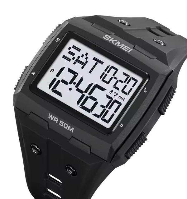 Skmei 2186 Men's Watches New Brand Men LED Digital Quartz Watch Waterproof All Black Sport Man Clock Relogio Masculino