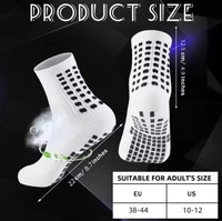 Chaussettes de sport antidérapantes unisexe en nylon et polyester de haute qualité pour hommes, modèle 2026-3, en stock, vente en gros