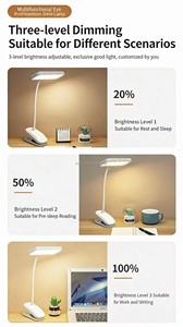 <span class=keywords><strong>Lampe</strong></span> <span class=keywords><strong>de</strong></span> bureau LED <span class=keywords><strong>rechargeable</strong></span> <span class=keywords><strong>à</strong></span> clipser 2026 pour l'étude, <span class=keywords><strong>lampe</strong></span> <span class=keywords><strong>de</strong></span> <span class=keywords><strong>lecture</strong></span> <span class=keywords><strong>de</strong></span> chevet pour enfants - Product Image 4
