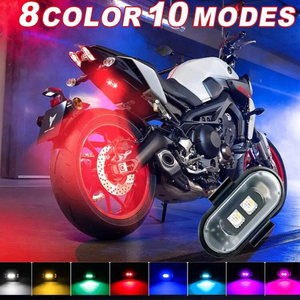 Không Dây Điều Khiển Từ Xa Nhấp Nháy Ánh Sáng LED Cảnh Báo Ánh Sáng 7 Màu Sắc Máy Bay Xe Ô Tô Xe Máy Xe Đạp RC Bay Không Người Lái Đèn Flash Chỉ Số Đèn - Product Image 2