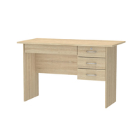 Escritorio de Oficina Moderno de Madera para una Persona, con 3 Cajones, Muebles Elegantes para Oficina en Casa o Comedor, Novedad 2024