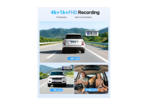 กล้องติดรถยนต์หน้าจอสัมผัสรุ่นใหม่ปี 2026 DASH CAME 4k บันทึกภาพขณะจอดรถ มุมมองกว้าง พร้อม G-sensor - Product Image 5