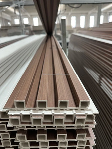 Panneaux muraux acoustiques en WPC laminé rainuré, décoratifs, pour décoration intérieure, faciles <span class=keywords><strong>à</strong></span> installer - Product Image 3