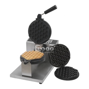 Factory Price Nonstick Kitchen Equipment Changeable Plate Egg Waffle Machine Commercial Digital Bubble Waffle <strong>Maker</strong> - Product Image 1