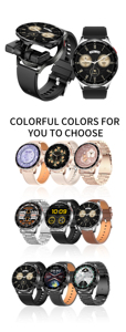 <span class=keywords><strong>Reloj</strong></span> <span class=keywords><strong>Inteligente</strong></span> T97 2 en 1 con Auriculares ANC Ocultos, Almacenamiento Magnético, Pantalla de 1.39 Pulgadas, Llamadas por BT, Monitor de Salud, Resistente al Agua <span class=keywords><strong>IP67</strong></span> 2025 - Product Image 6
