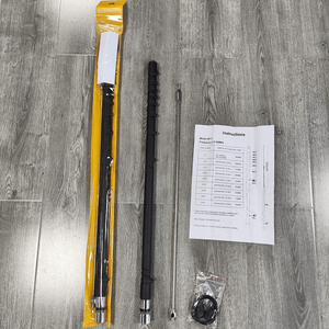 Antena de Radio Móvil para Auto, Multibanda HF Ajustable de 3-50Mhz, 50 Ohm, Polarización Vertical, Tipo Whip con Radiación Omnidireccional - Product Image 4