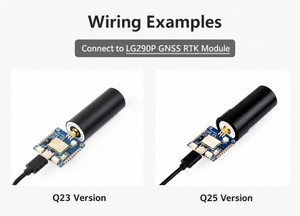 เสาอากาศ GNSS ความแม่นยำสูงแบบแอคทีฟ, L1+L2+L5 แบบควอดริฟิลาร์เฮลิกซ์, GPS GLONASS Galileo BeiDou, ขั้วต่อ SMA, กันน้ำระดับ IP67 - Product Image 4