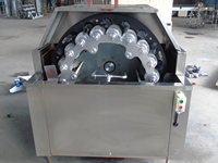 Lave-bouteilles entièrement automatique pour le recyclage du verre, avec fonction de retrait et de lavage des bouteilles intérieures et extérieures, et fonction de retrait des étiquettes