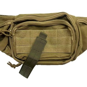 Riñonera Táctica para Exteriores, Resistente al Agua, Multifuncional, para Correr, Ciclismo, Senderismo, Deportes, Color Verde Camuflaje Caqui - Product Image 3