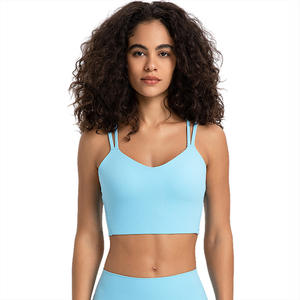 TOPKO di alta qualità nuova striscia di tiraggio a costine fissa All-in-one porte reggiseno <span class=keywords><strong>Sexy</strong></span> bellissimo reggiseno sportivo posteriore - Product Image 1
