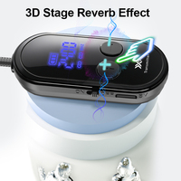 Plug and Play 2.4G Wireless Clip-On Instrument Microphone with 3D Reverb for Flute