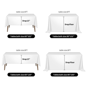 High Quality Black Rectangular Polyester Wedding <b>Tablecloth</b> Luxury Banquet Wedding Event Decorative Woven Technique Disposable - Product Image 5