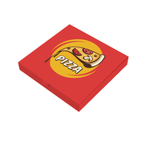 Kotak Pizza Grosir Lipat Desain Kustom Cetak Kemasan Massal Murah dengan Logo Anda Sendiri Laminasi Matt