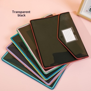 Pochette de classement extensible 3D à fermeture à pression en PP, format FC, grande capacité, organiseur de documents, classeur accordéon - Product Image 3