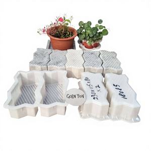 हस्तनिर्मित आउटडोर उद्यान फर्श टाइल इंजेक्शन मोल्ड प्लास्टिक पेवर ब्लॉक पीपी सामग्री अनुकूलित पेवर मोल्ड 3000 डिजाइन मोल्ड - Product Image 1