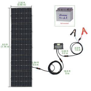中国製ソーラーキットセットキャンプソーラー注ぐ太陽エネルギー深セン独自のソーラーパネルプレート価格表 - Product Image 5
