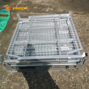 כבד פלדה קלה פלדה עמיד <span class=keywords><strong>stackable</strong></span> קריסה כלוב מזרן - Product Image 6