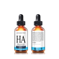 Sérum d'acide hyaluronique biologique à étiquette privée OEM, hydratant, anti-âge, raffermissant, soin de la peau du visage, vitamine C et E liquide