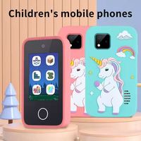 Mini téléphone portable intelligent électronique électrique mignon pour enfants avec appareil photo