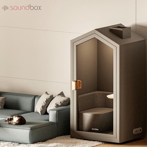 Movable im lặng Modular văn phòng gian hàng điện thoại tiếng ồn Cách âm văn phòng Pod làm việc mở gian hàng - Product Image 2