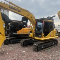 Excavatrice d'occasion Komatsu PC130 testée sur le terrain, meilleur prix, machinerie civile avec certification EPA