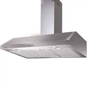 High Quality Made in Italy Design Steel Wall Hood Range Hood 90cm 700 m3/h RETTA for Kitchen and Cooking