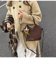 Sac bandoulière grande capacité avec pendentif, nouvelle mode 2026, imprimé léopard, sac à main de haute qualité pour femme