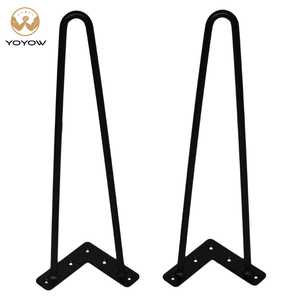 Đồ Nội Thất Nặng Chân Sắt Kim Loại Rắn Dây Sắt Bảng Chân Đồ Nội Thất Màu Đen Chân Cho Phòng Khách Ngoài Trời Sử Dụng - Product Image 4