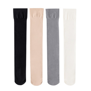 Silicone đùi vớ nhung màu da của phụ nữ Over-the-Đầu gối gân nhảy vớ - Product Image 2