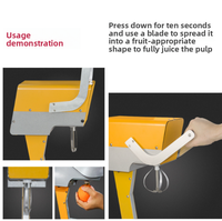 Vers fruitsapmachine/sinaasappelsapmachine, populair in Korea en Amerika