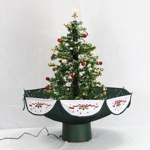 Marché européen <span class=keywords><strong>de</strong></span> gros choix <span class=keywords><strong>de</strong></span> noël cône <span class=keywords><strong>de</strong></span> neige vert neige parapluie d'arbre <span class=keywords><strong>de</strong></span> Noël - Product Image 2