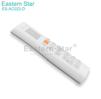 Télécommande de climatisation ES-AC022-D NOUVELLE en ABS et silicone pour LG AKB75215401 AKB74955605 Télécommande de climatisation infrarouge 18 touches