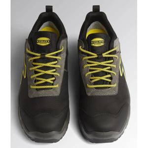 DIADORA UTILITY - 701.177652-C2815/36 Zapato impermeable negro/gris acero baja seguridad termoaislante en nobuk pull-up italiano lea - Product Image 2