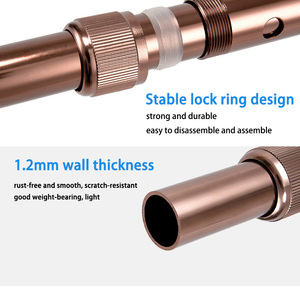 2025 mới xách tay hợp kim nhôm leo núi cực có thể điều chỉnh hiện đại có thể gập lại leo núi đi bộ thanh chống trượt Trọng lượng nhẹ gấp - Product Image 3