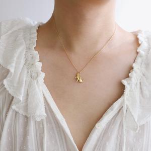 Juego de collar de Corgi de gato inspirado en <span class=keywords><strong>Lego</strong></span>, Gargantilla de amuleto de Mascota de bloque adorable, joyería de titanio chapada en oro BFF Best Friend - Product Image 6