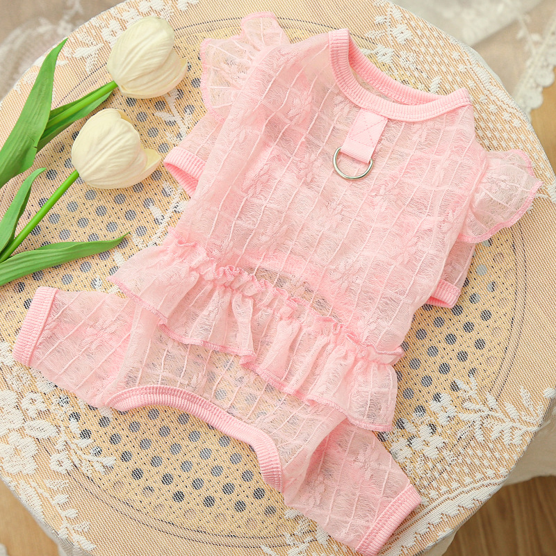 489 Four-legged Pink Skirt Pants