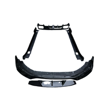 Kit carrosserie large en fibre de carbone sèche pour Porsche Panamera 971 (971.1, 971.2) : Lame avant, diffuseur arrière, jupes latérales, spoiler