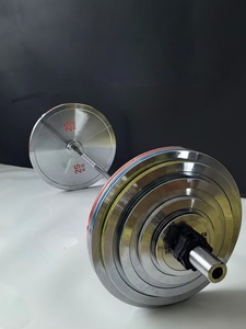Premium Electroplated Steel Bumper Plates 1.25-25kg High Quality Anti-Slip Durable <b>Weight</b> Plate <b>Set</b> Commercial Gym Training - Product Image 6